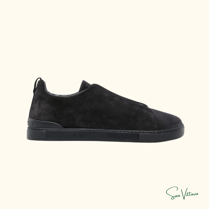Tênis "Triple Stitch" Zegna Camurça
