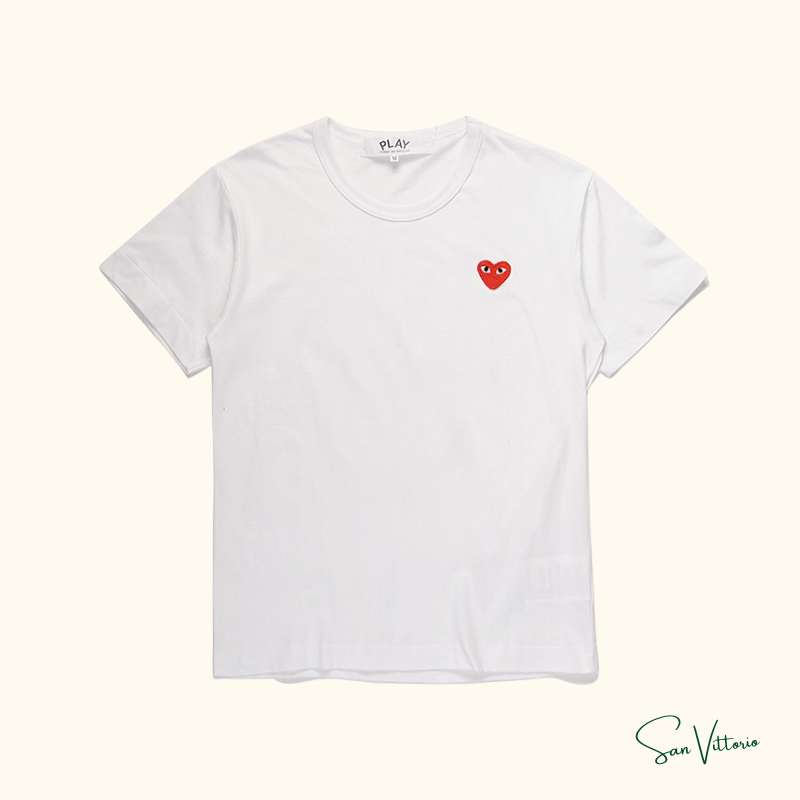 Camiseta "Play Basic" CDG White
