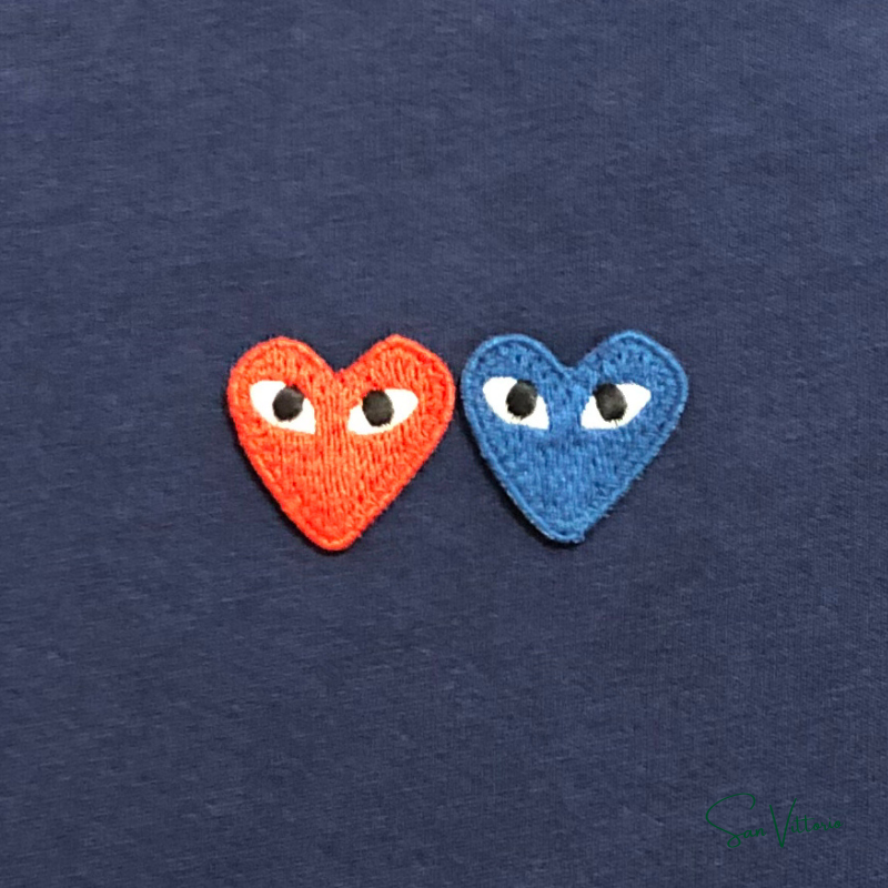 Camiseta "Double Hearts" CDG