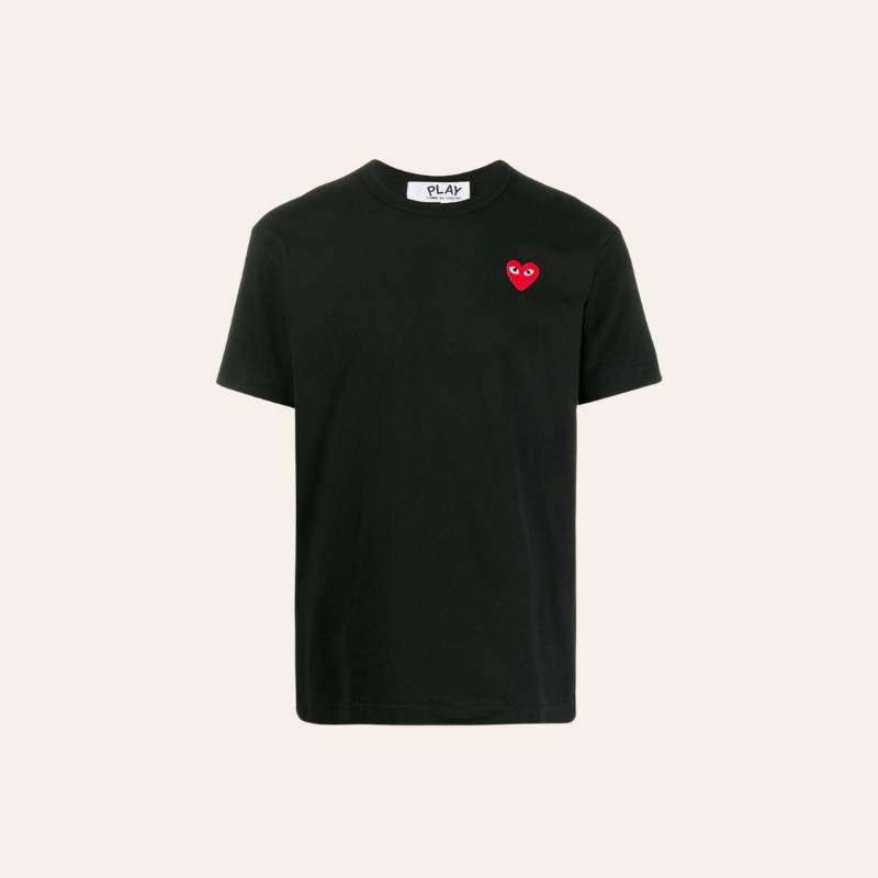 Camiseta "Play Basic" CDG Black