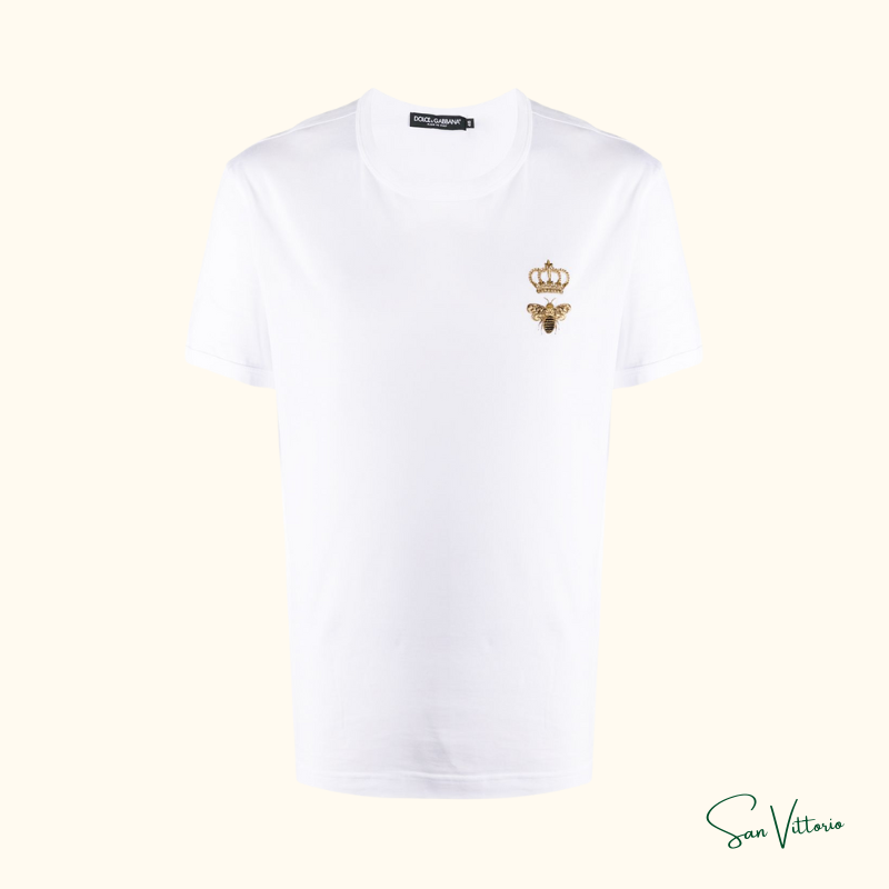 Camiseta "Bee Crown" Dolce & Gabbana