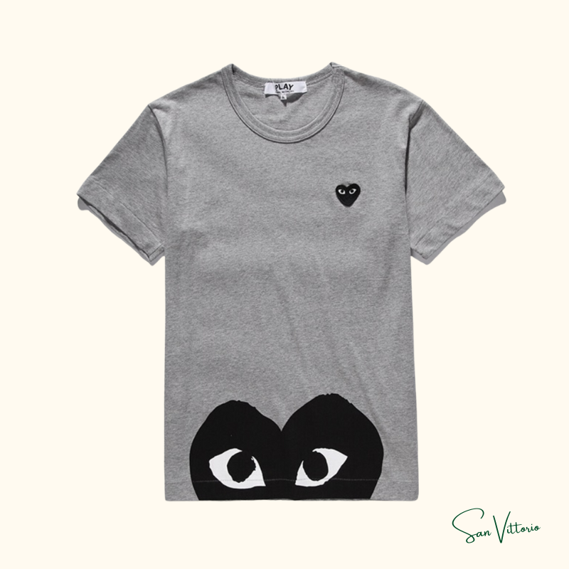 Camiseta "Play Bottom Heart Tee" CDG
