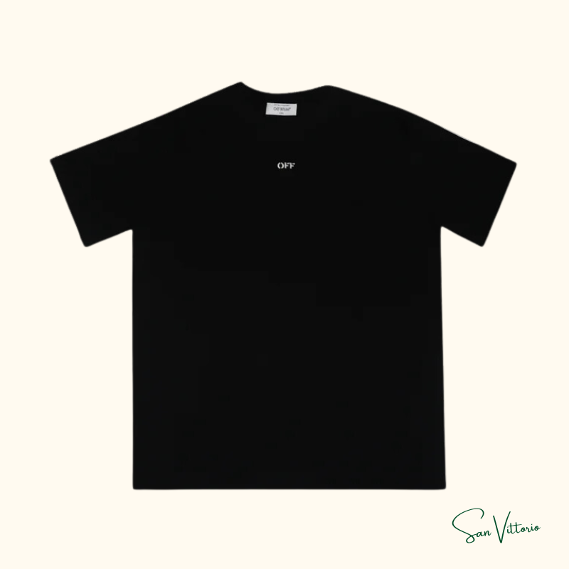 Camiseta "Arrow Stitched" Off-White