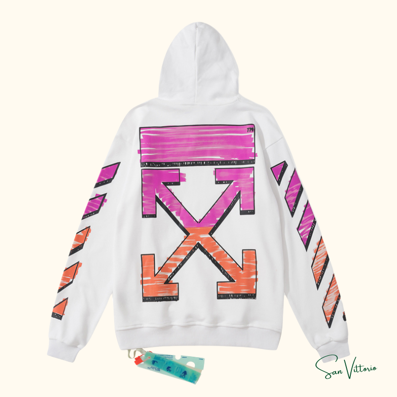 Moletom "Marker Arrows" Off-White