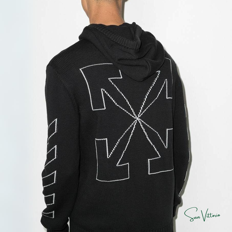 Moletom "Diagonal" Off-White