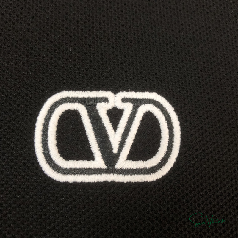 Camiseta Polo Bordada - Valentino