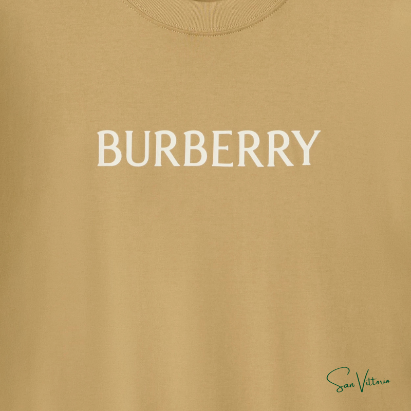 Camiseta de algodão Burberry
