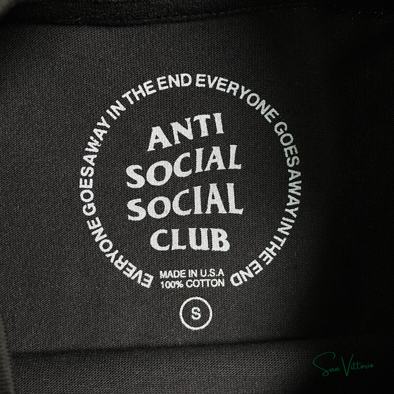 Camiseta "Cancelled Black" Anti Social Social Club