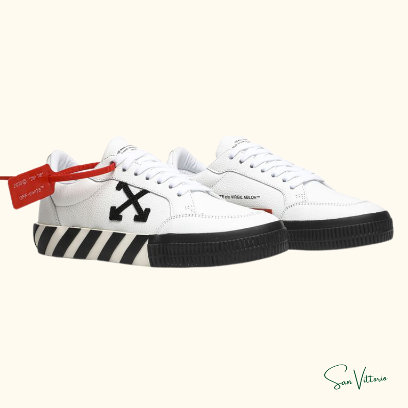 Tênis "Vulcanized Low Couro" Off-White