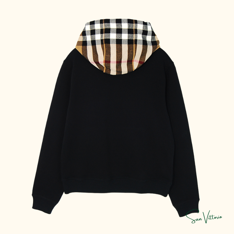 Moletom Capuz Xadrez Burberry
