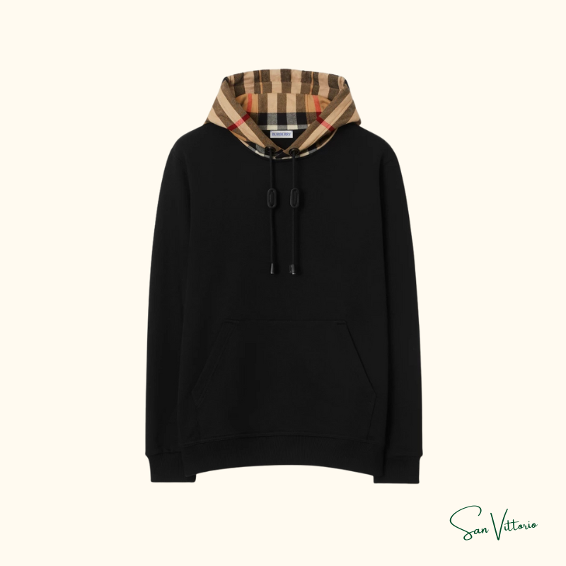 Moletom Capuz Xadrez Burberry