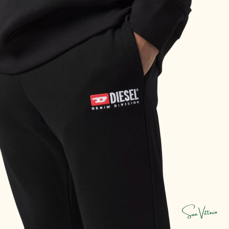 Calça P-Tary-Div com logo bordado - Diesel