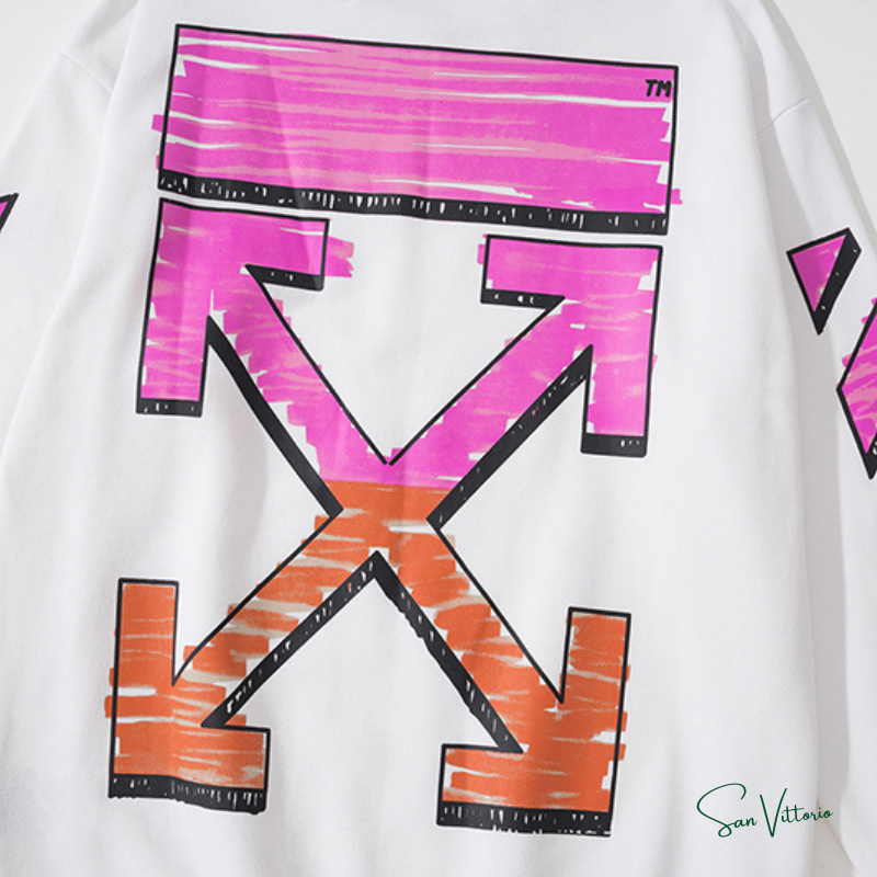 Moletom "Marker Arrows" Off-White