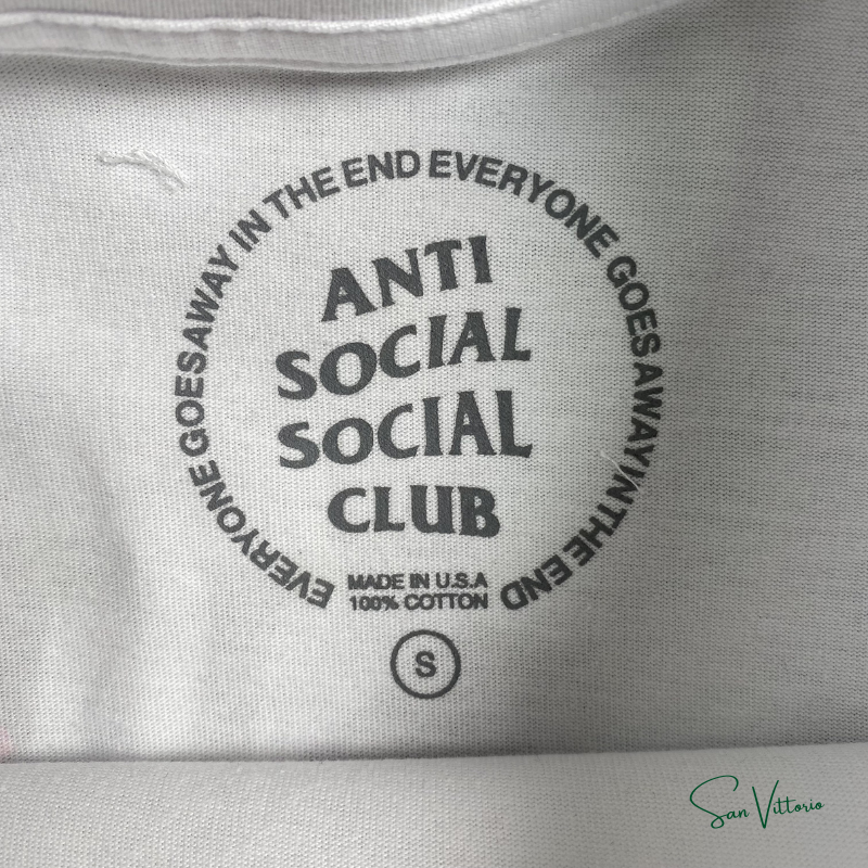 Camiseta "Cancelled Black" Anti Social Social Club