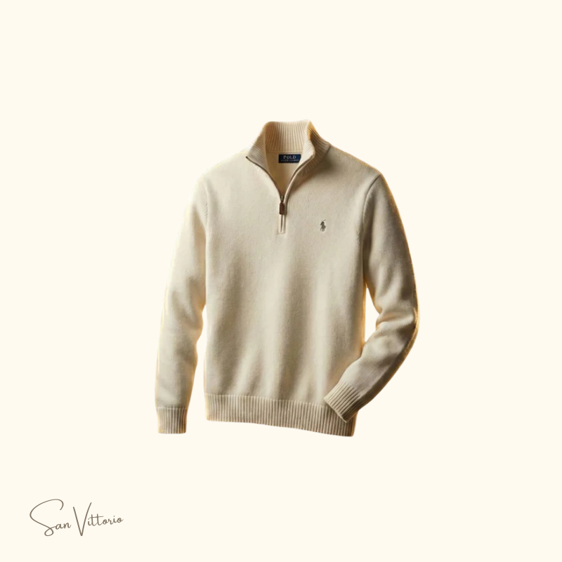 Suéter Meio Zíper Ralph Lauren