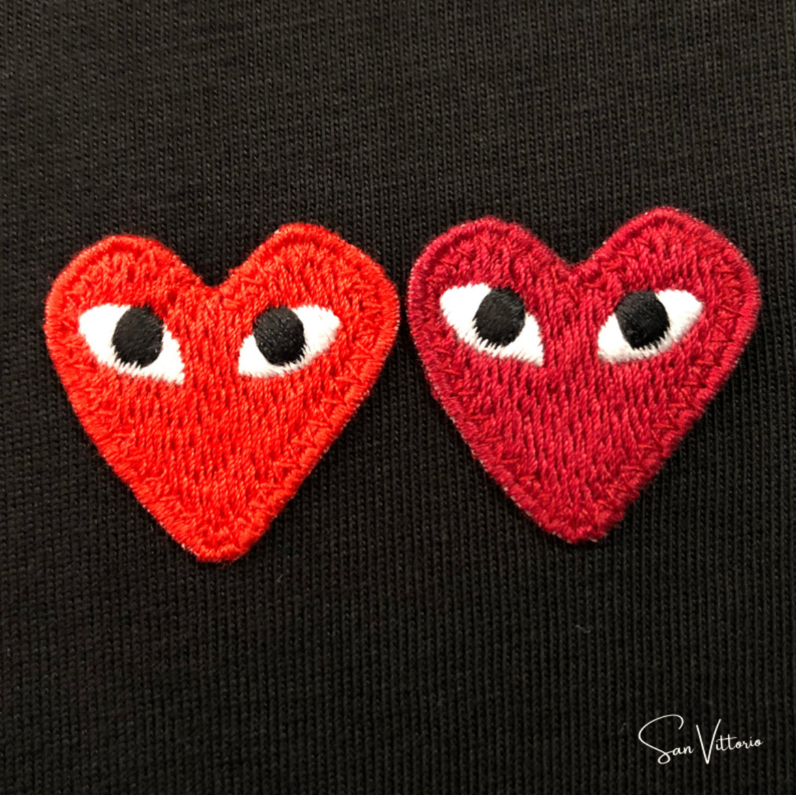 KIT! Camiseta "Double Hearts" CDG + Camiseta "Monalisa" Off-White