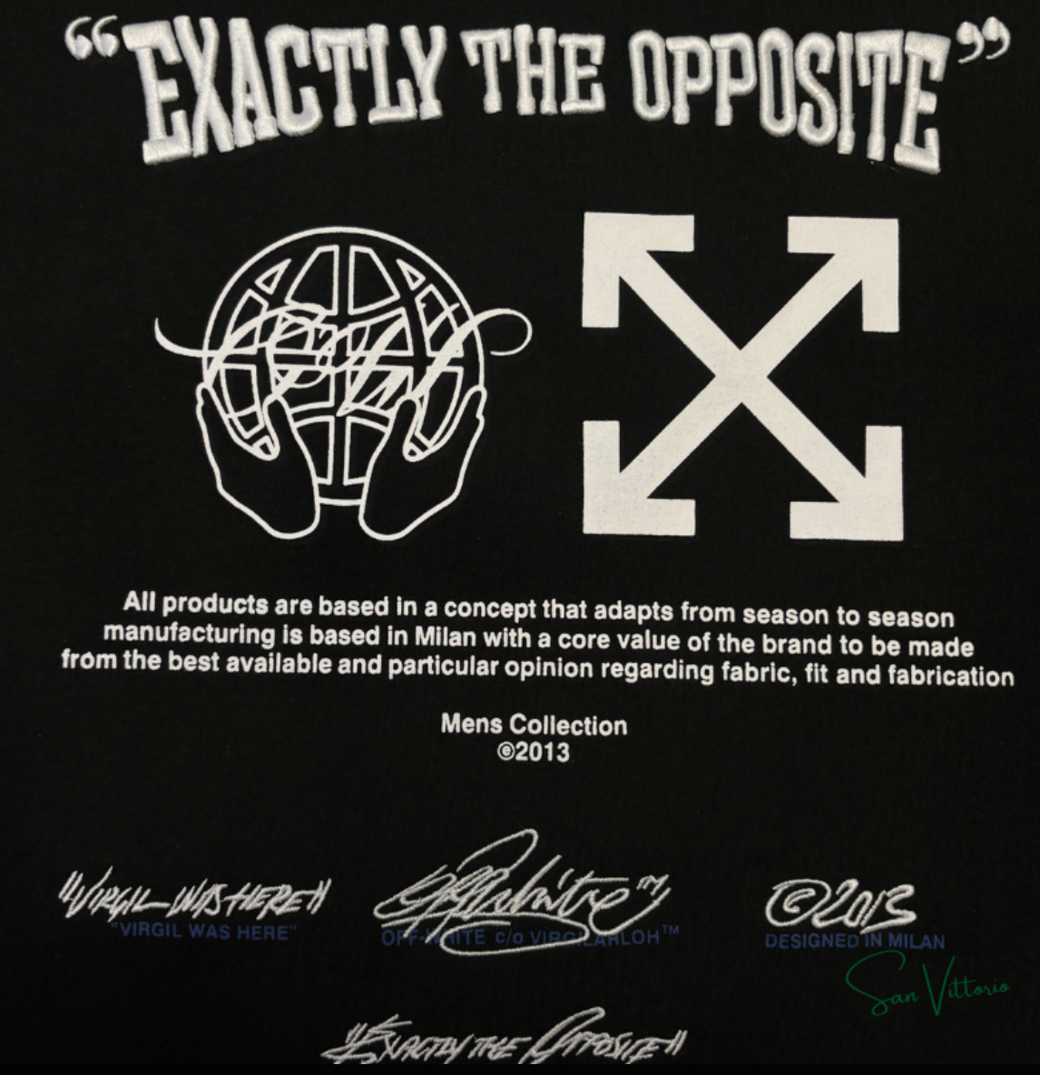 KIT! Camiseta "Opposite" Off-White + Camiseta "Play Basic" CDG Black