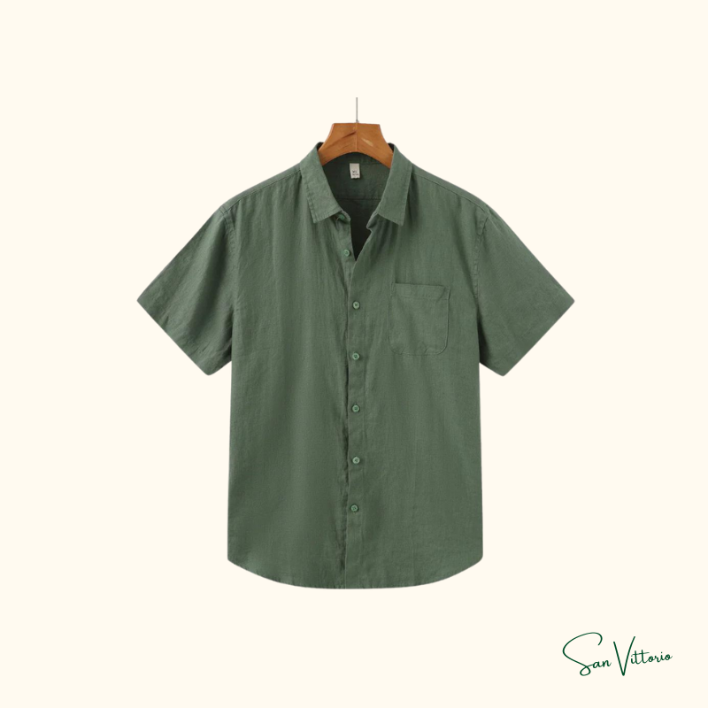 Camisa Linho Manga Curta "Cape Town" Originals SV