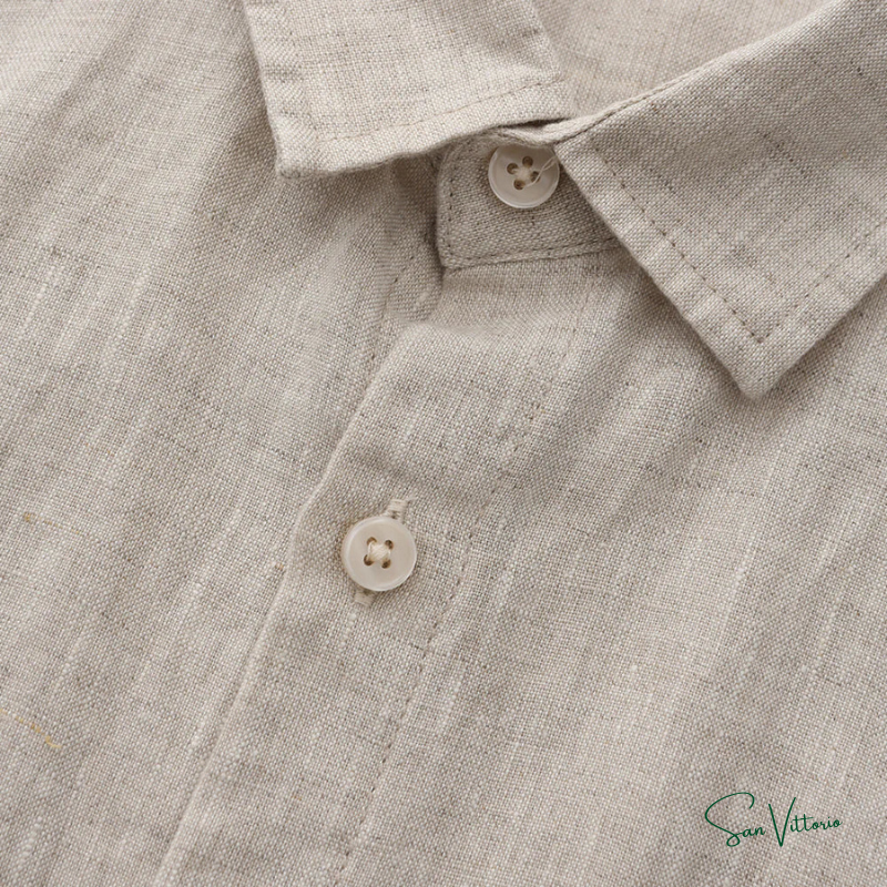 Camisa Linho Manga Curta "Cape Town" Originals SV