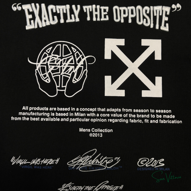 Camiseta "Opposite" Off-White