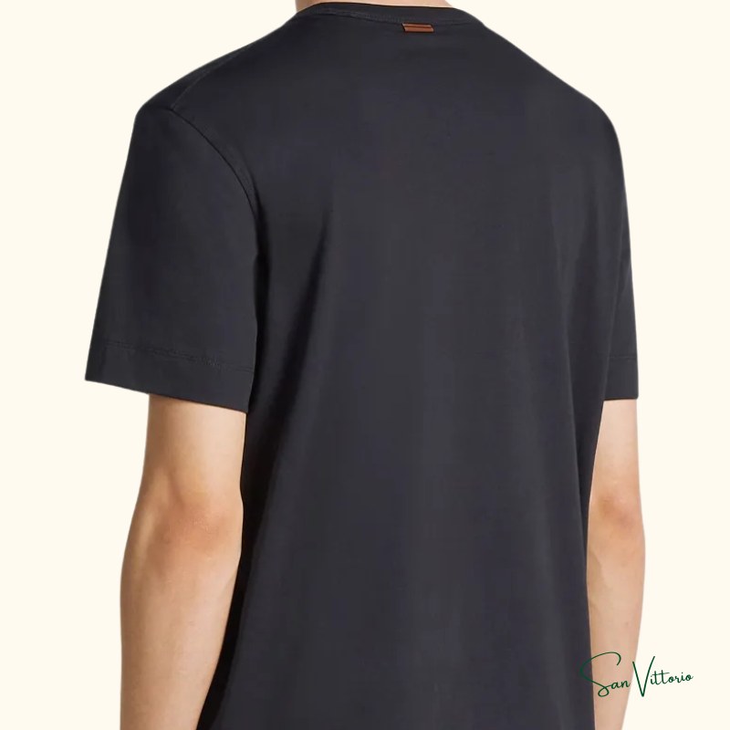 Camiseta com logo Zegna