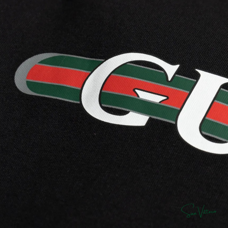 Camiseta estampa de logo Gucci