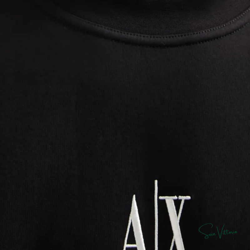 Moletom com Logo Bordado Armani Exchange