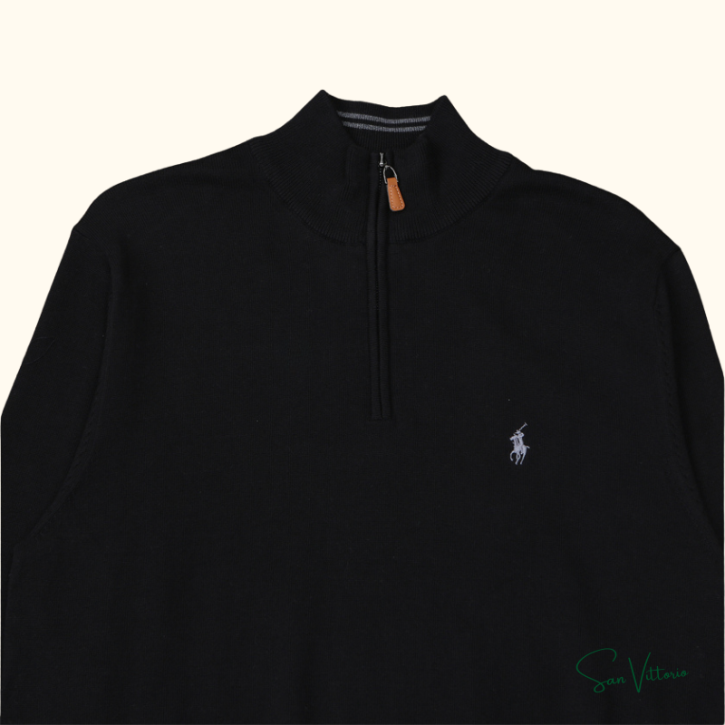 Suéter Careca Com Zíper Ralph Lauren