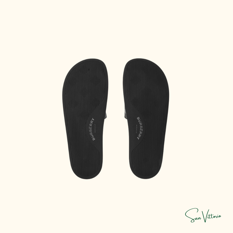 Sandália Slide "Check" Burberry