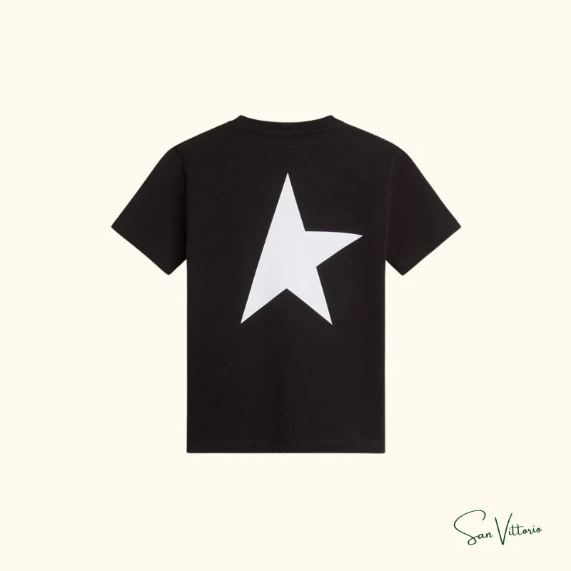 Camiseta "Big Star Back" Golden Goose
