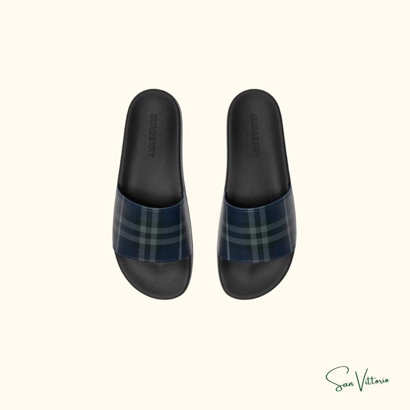 Sandália Slide "Check" Burberry