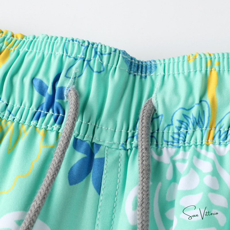 Shorts "Floral Turtle" Vilebrequin