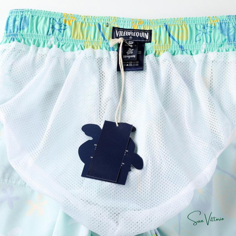 Shorts "Floral Turtle" Vilebrequin