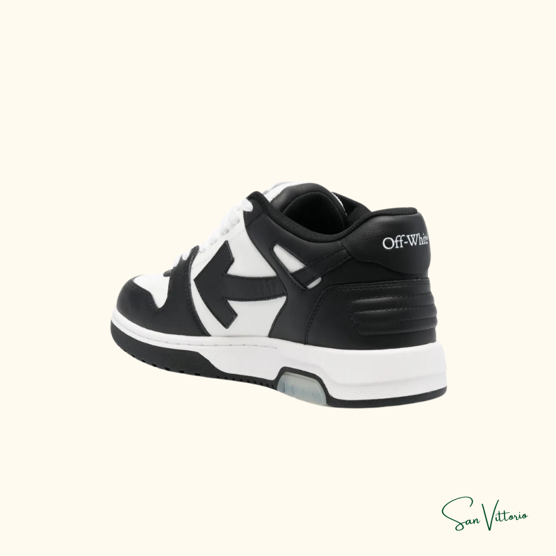 Tênis  Out of Office Calf Leather Black Off-White