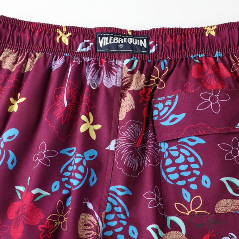 Shorts "Floral Turtle" Vilebrequin