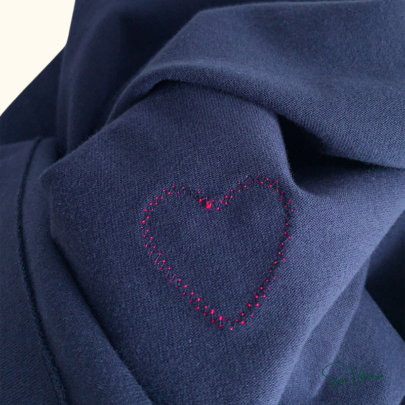 Camiseta "Print Heart Logo" CDG