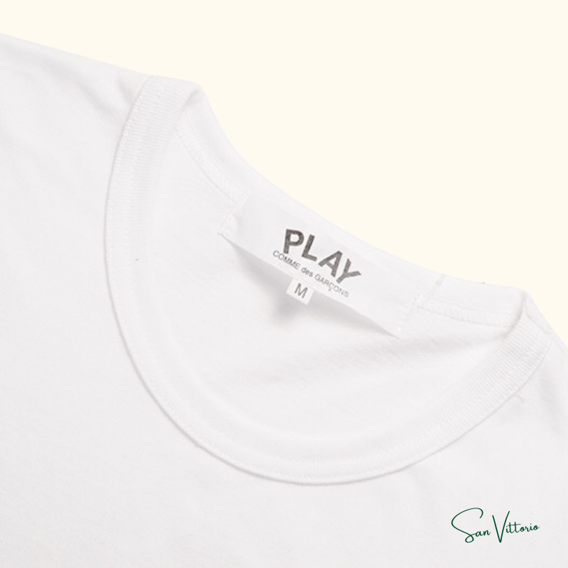 Camiseta "Play Basic" CDG White