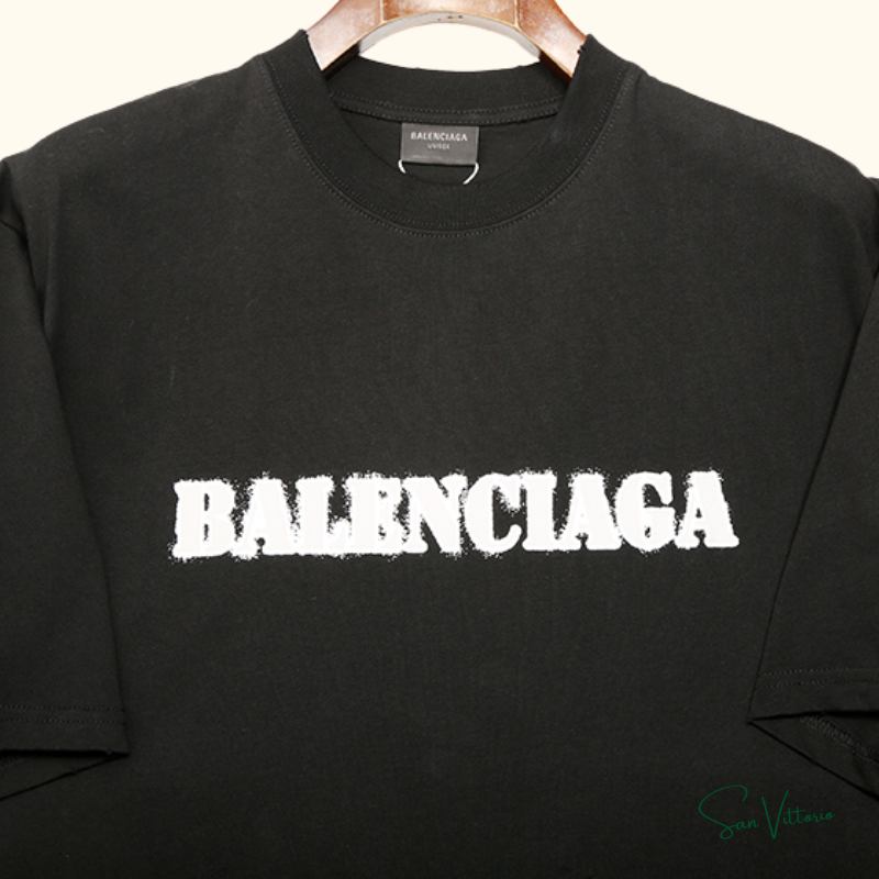 Camiseta "Vintage Logo" Balenciaga