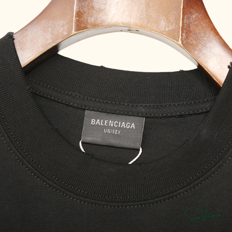 Camiseta "Vintage Logo" Balenciaga