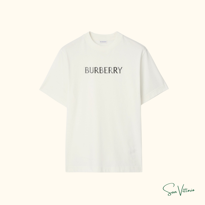 Camiseta de algodão Burberry