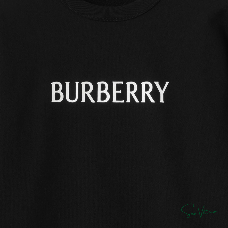 Moletom com Logo Burberry