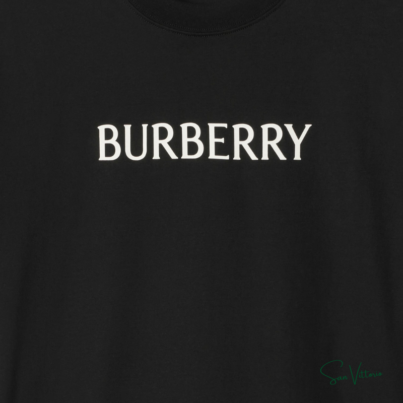 Camiseta de algodão Burberry