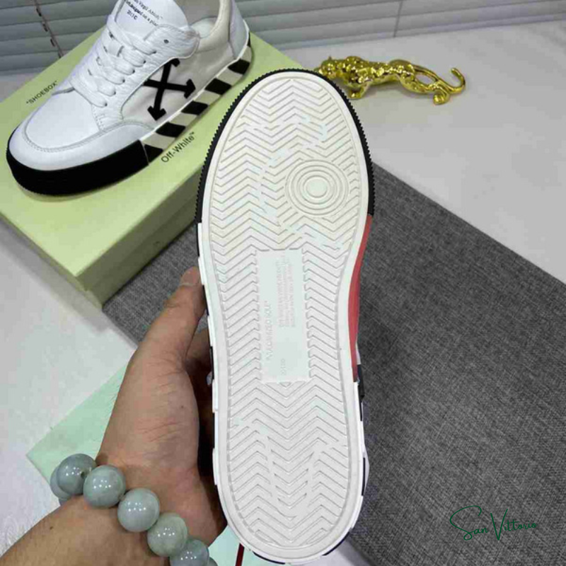 Tênis "Vulcanized Low Couro" Off-White