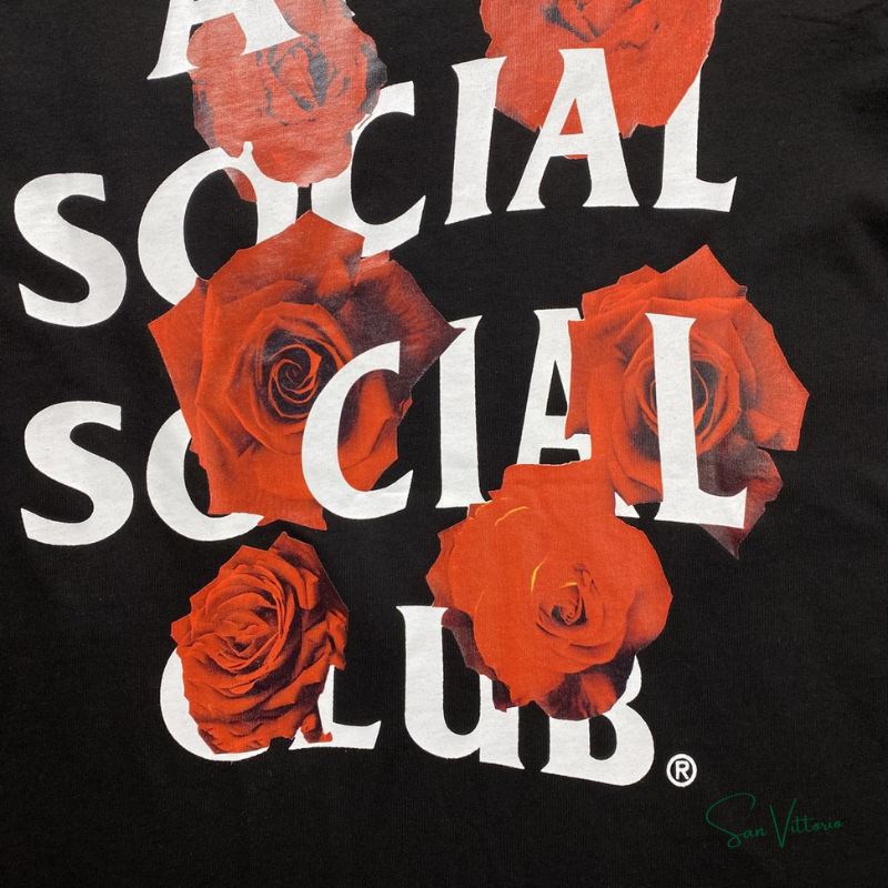 Camiseta  "Floral Rose" Anti Social Social Club