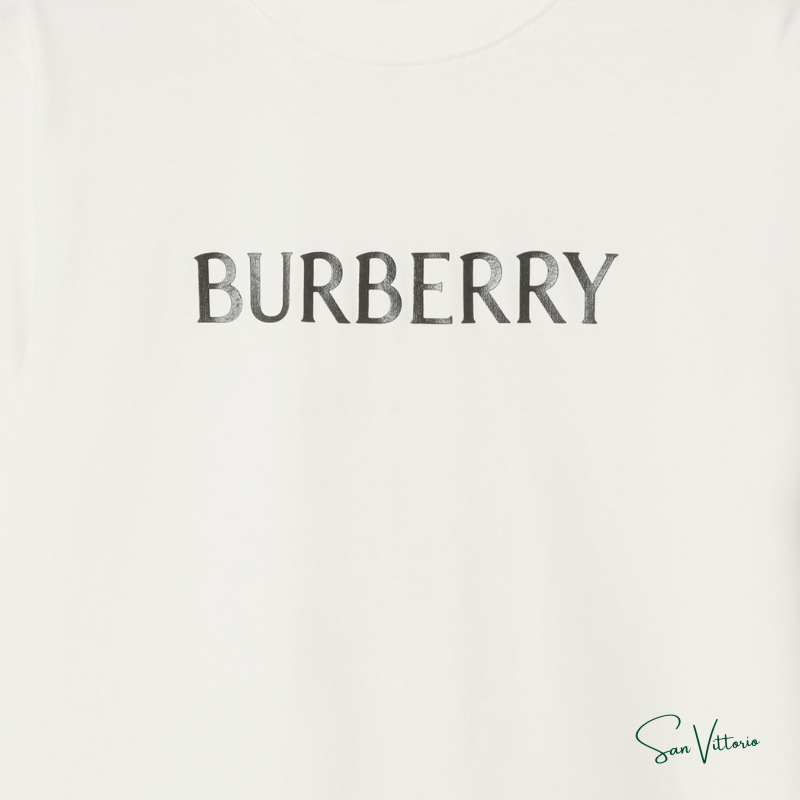 Camiseta de algodão Burberry