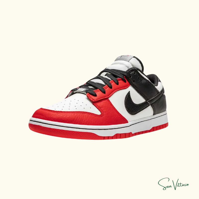 Tênis Nike Dunk Low x NBA "Chicago" Vermelho / Preto