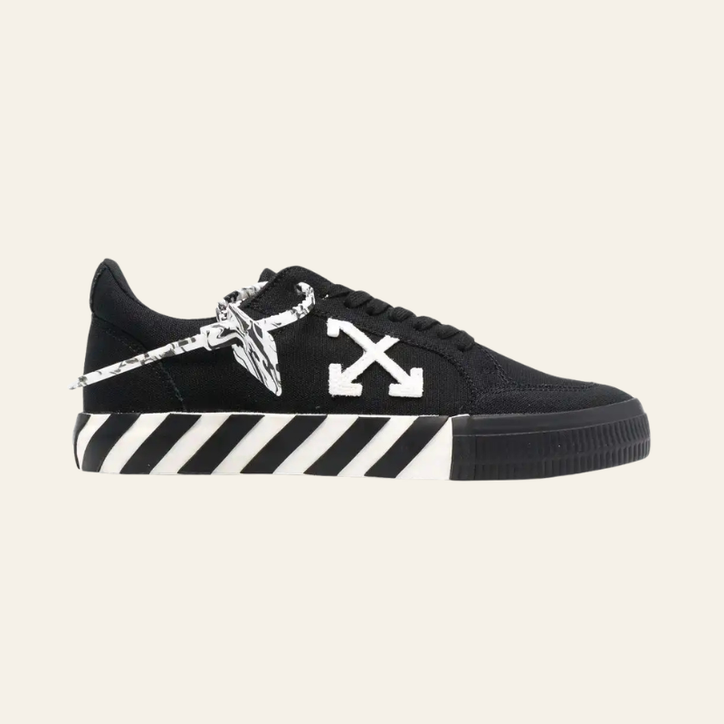 Tênis "Vulcanized Low Canvas" Off-White Preto