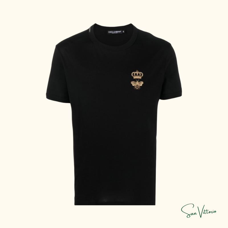 Camiseta "Bee Crown" Dolce & Gabbana