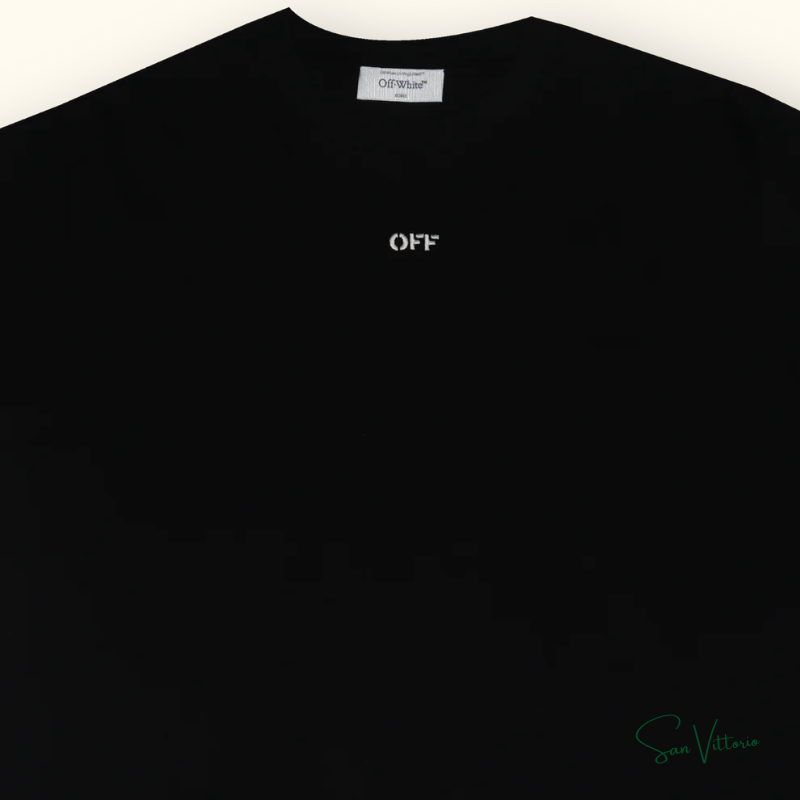 Camiseta "Arrow Stitched" Off-White