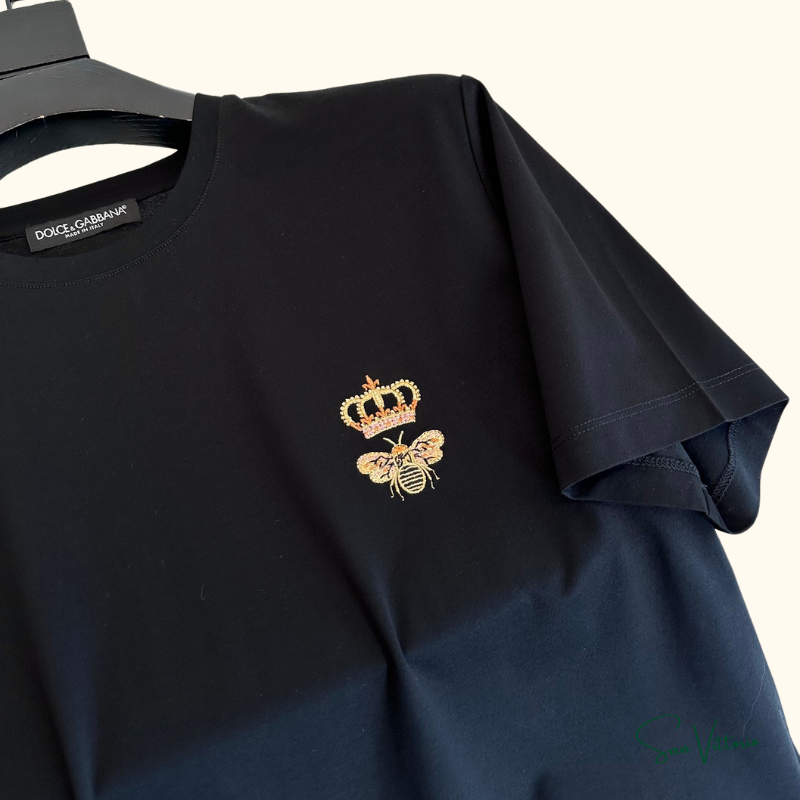 Camiseta "Bee Crown" Dolce & Gabbana